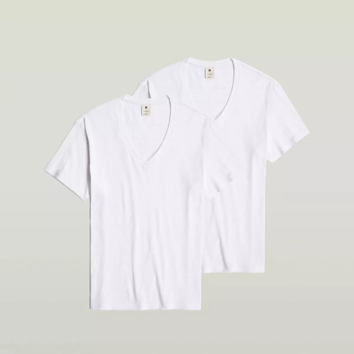 G-STAR Base V-Neck 2-pack - White