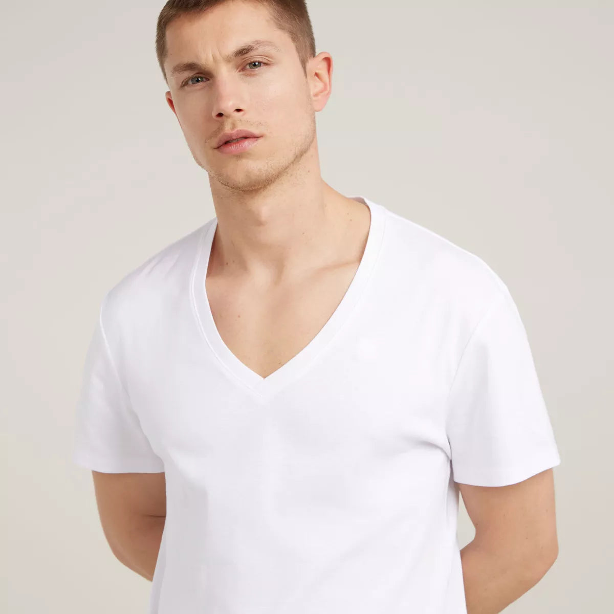 G-STAR Base V-Neck 2-pack - White