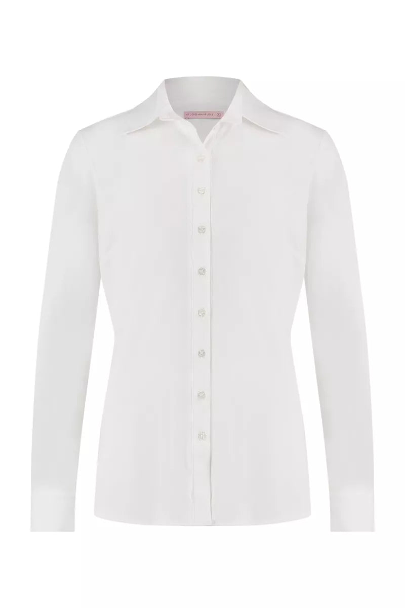 STUDIO ANNELOES Poppy blouse - Wit