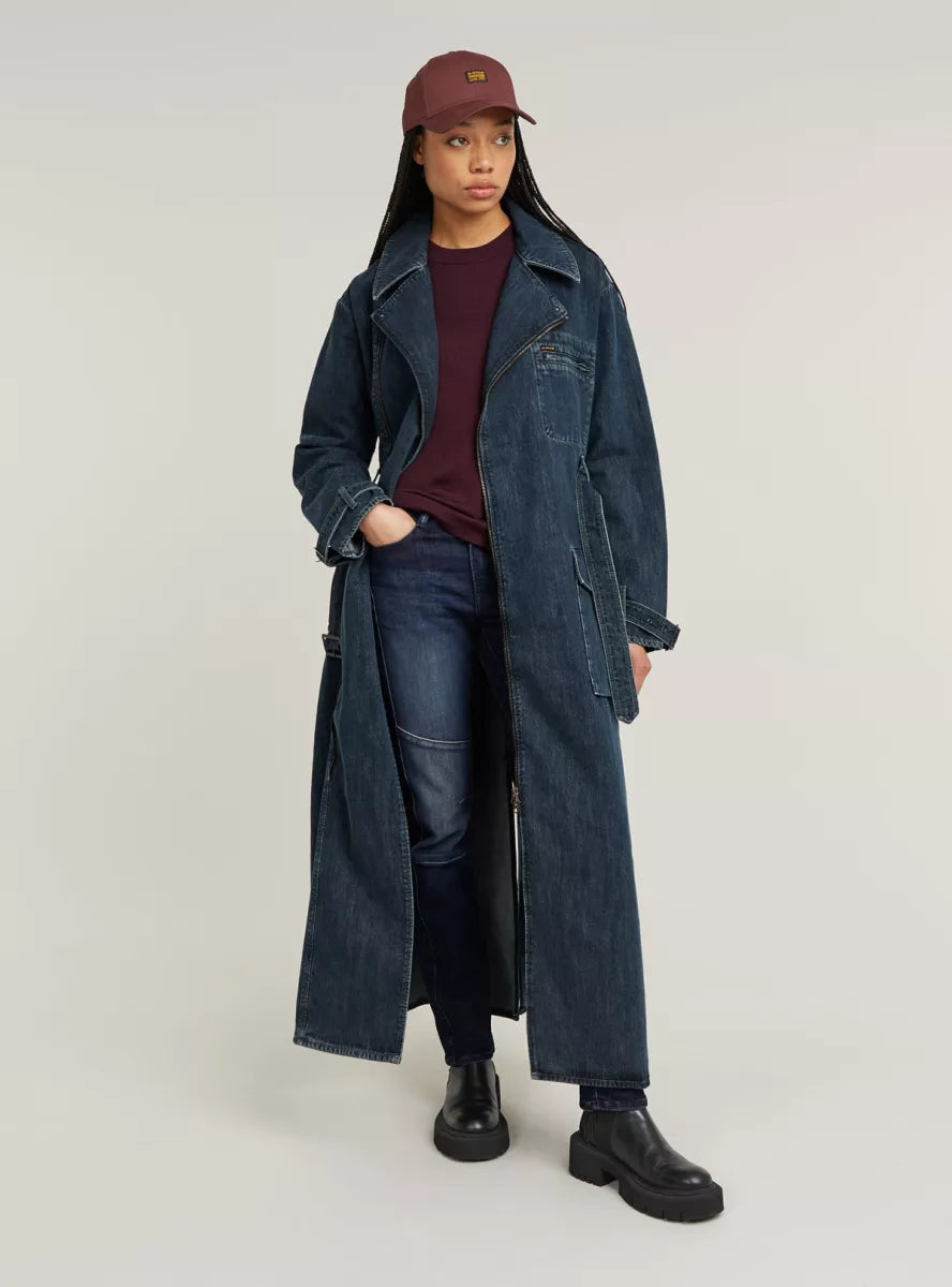 G-STAR Long Biker Trench