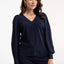 STUDIO ANNELOES Les top - Donkerblauw