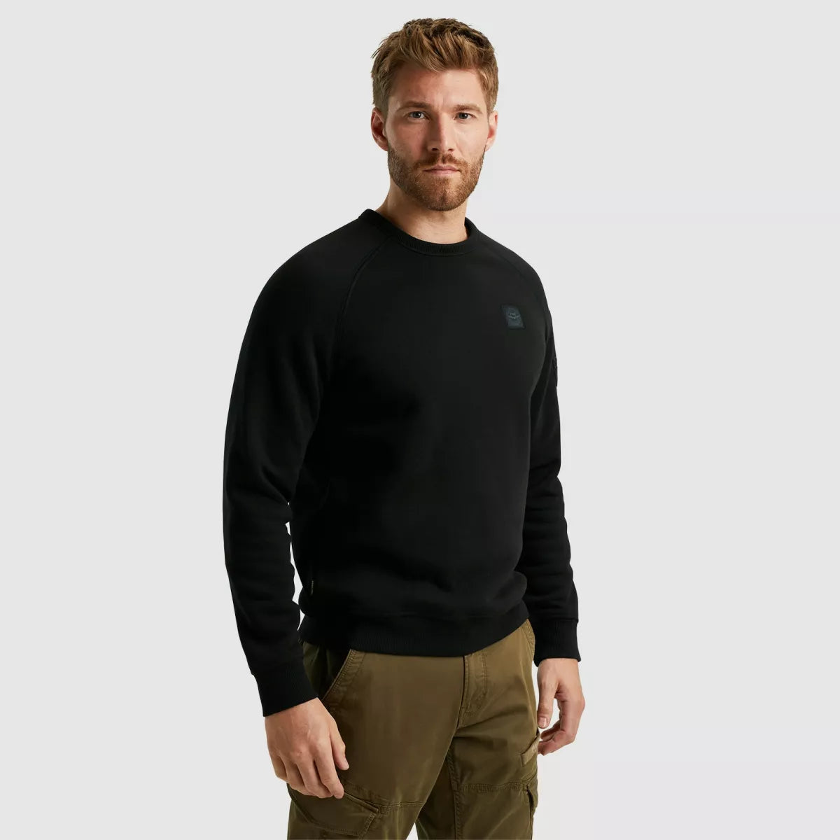 PME-LEGEND Crewneck Soft Fleece Sweat - Zwart