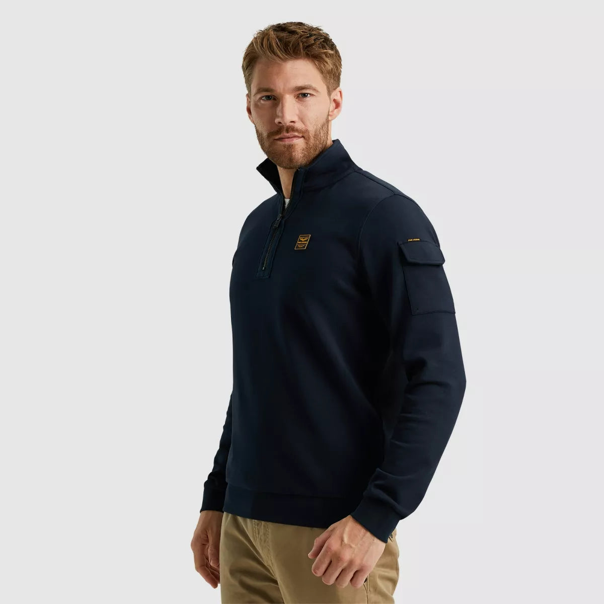 PME-LEGEND Half Zip Collar Interlock Jersey