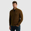 PME-LEGEND Half zip Cotton Mouline - Bruin