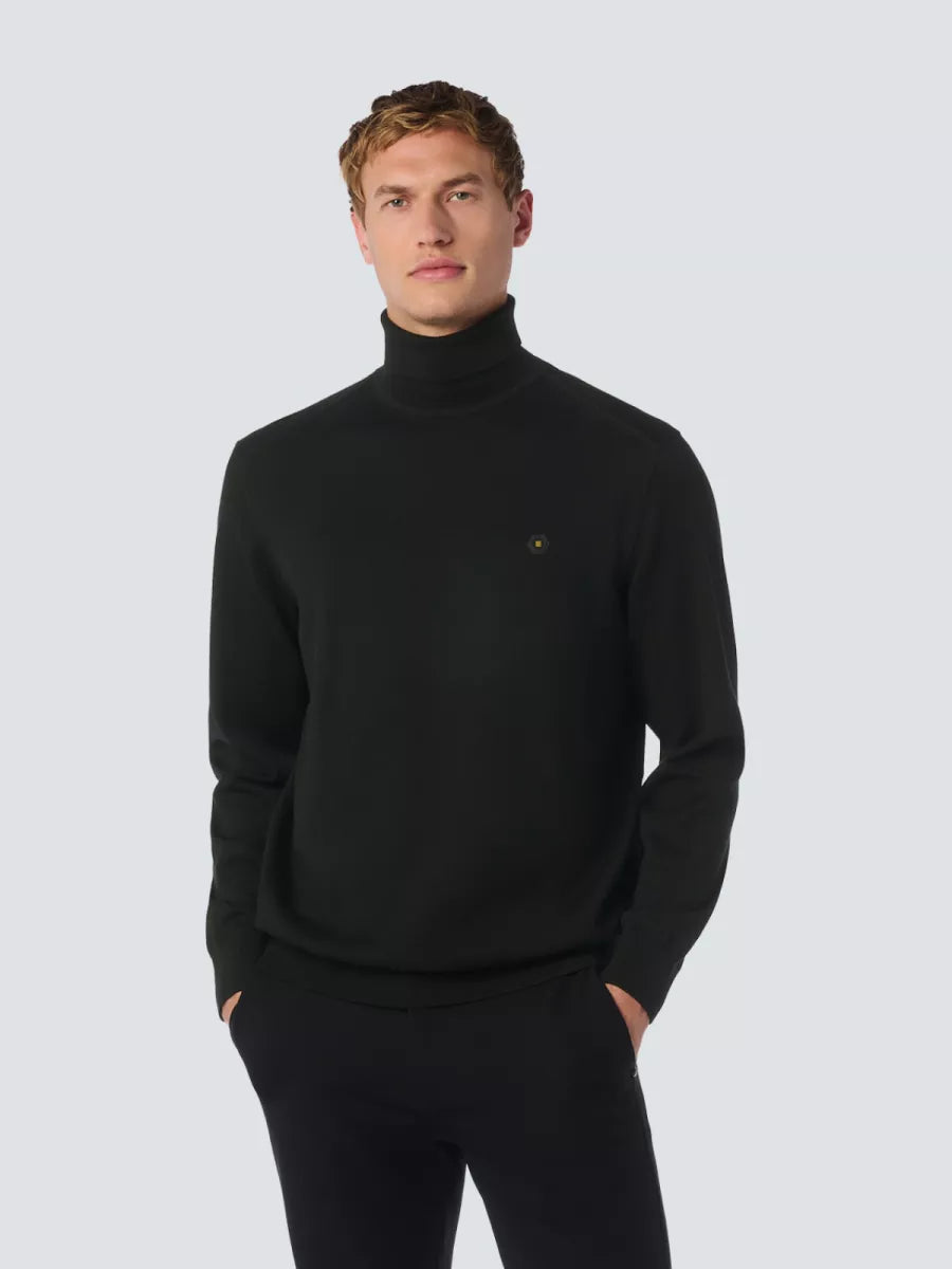 NO EXCESS Pullover Rollneck - Zwart