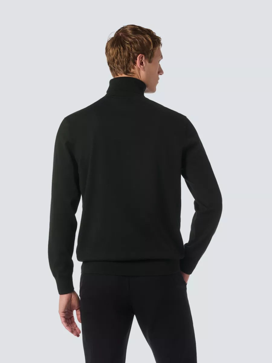 NO EXCESS Pullover Rollneck - Zwart