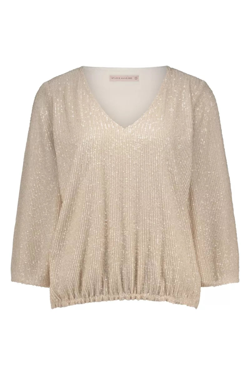 STUDIO ANNELOES Victoria Sequins Top