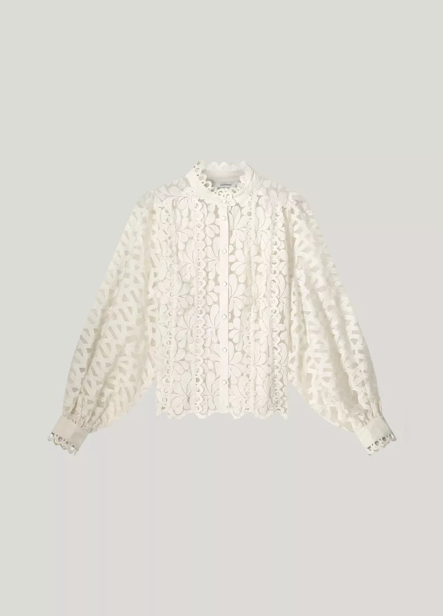 SUMMUM Blouse Lace Organza