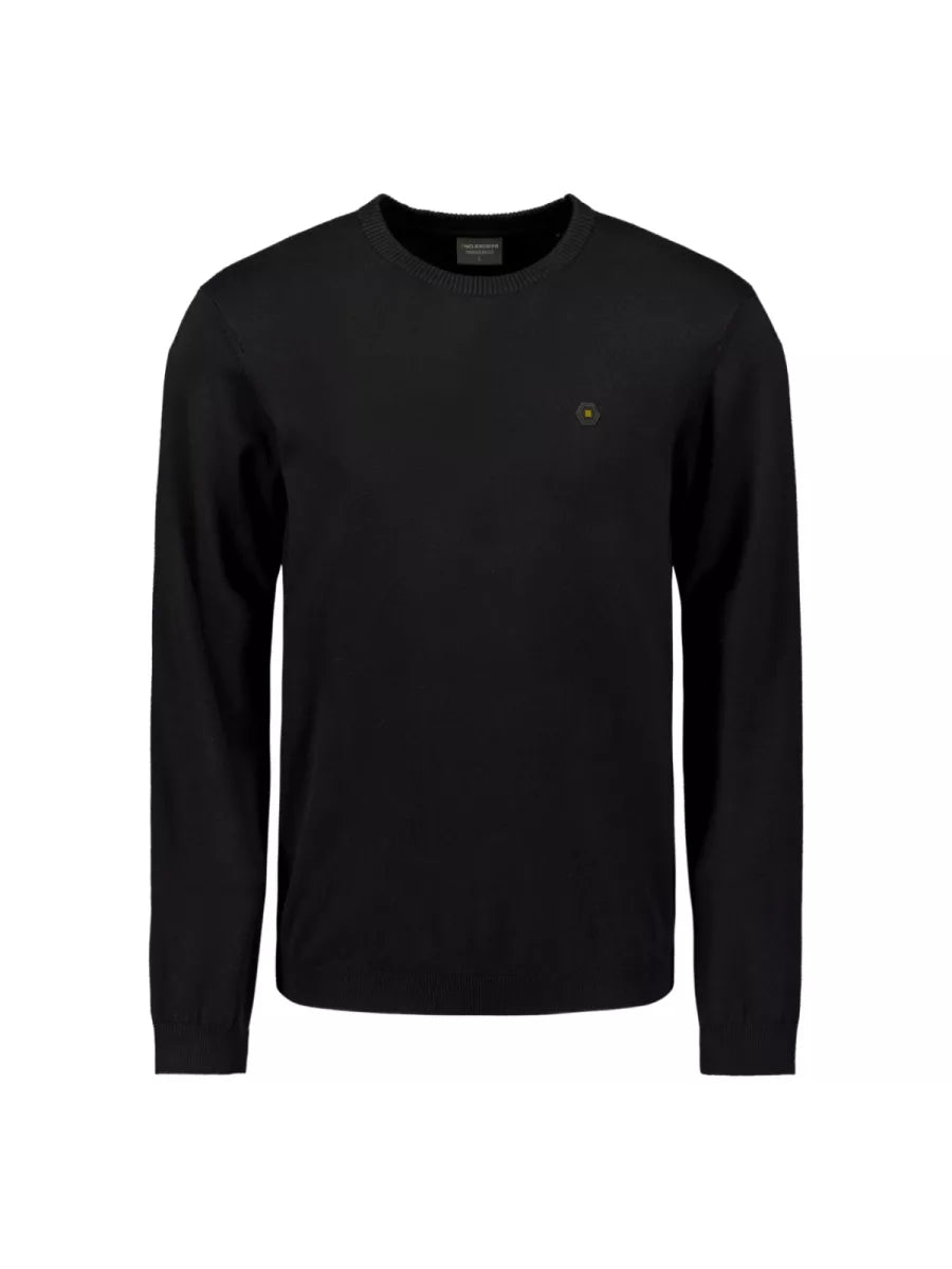 NO EXCESS Pullover Crewneck - Zwart