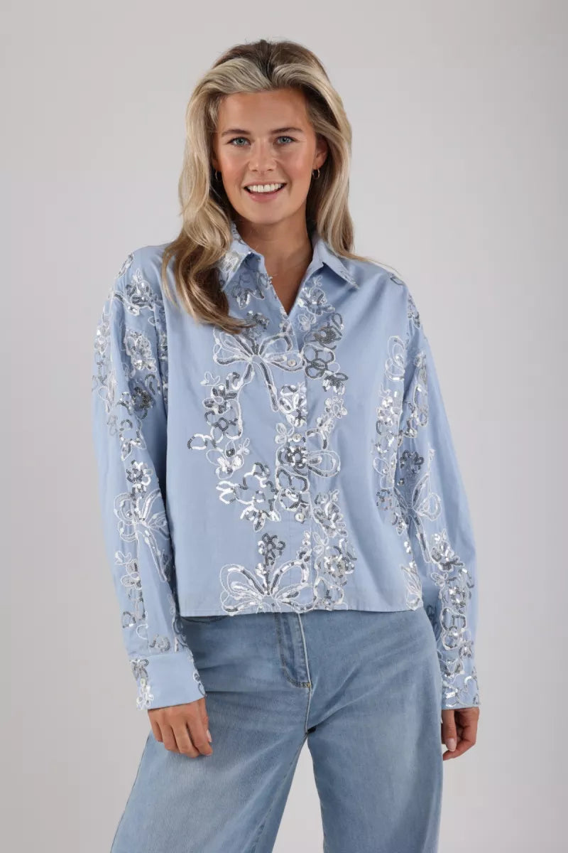 NUKUS Tessa Blouse Paillet