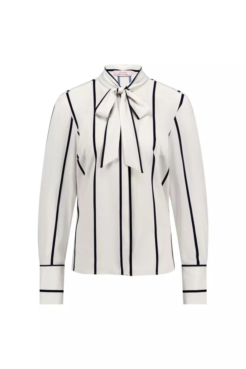 STUDIO ANNELOES Birdy bow blouse