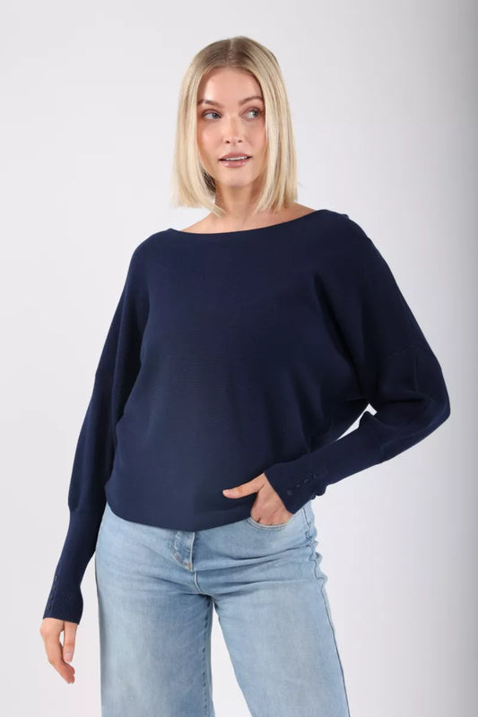 NUKUS Batwing Pullover Plain