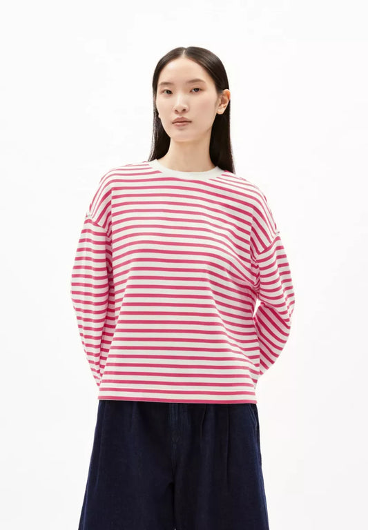 ARMED ANGELS Frankaa Maarlen Stripe - Roze