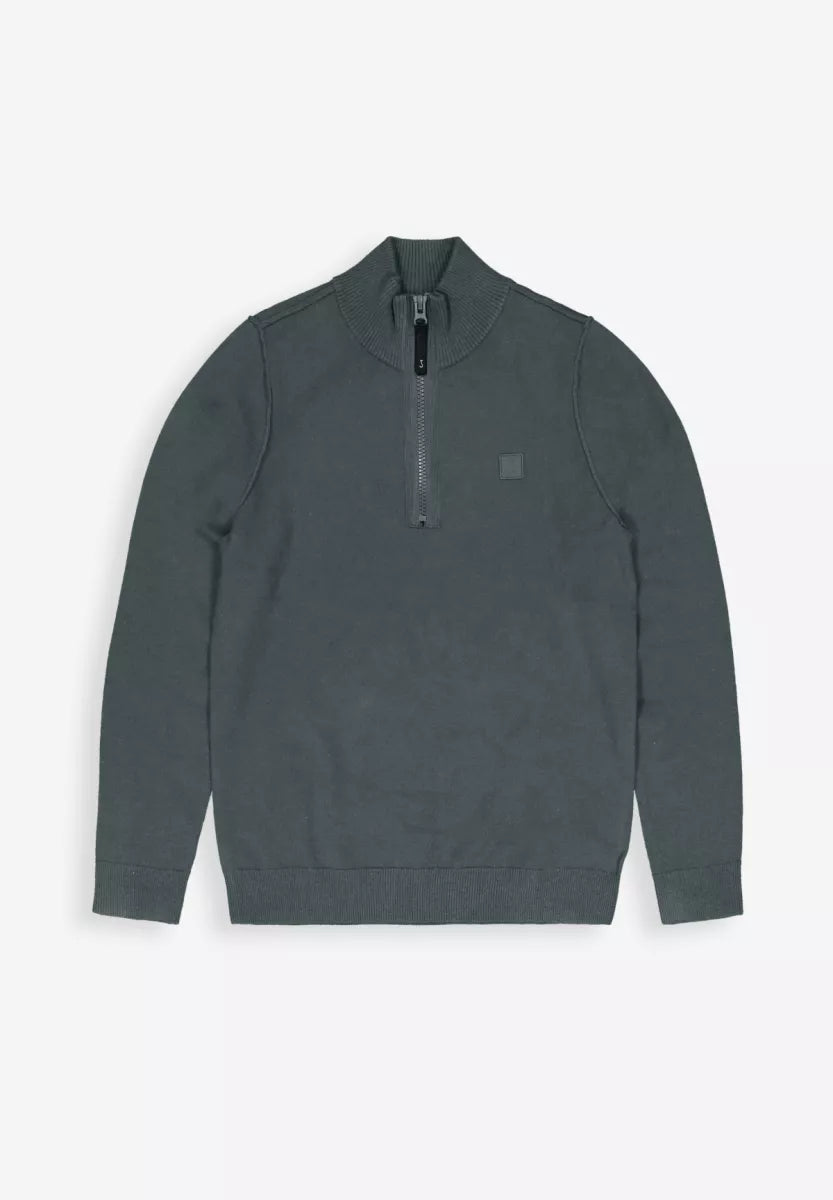 BUTCHER OF BLUE Clifden Halfzip - Antracite