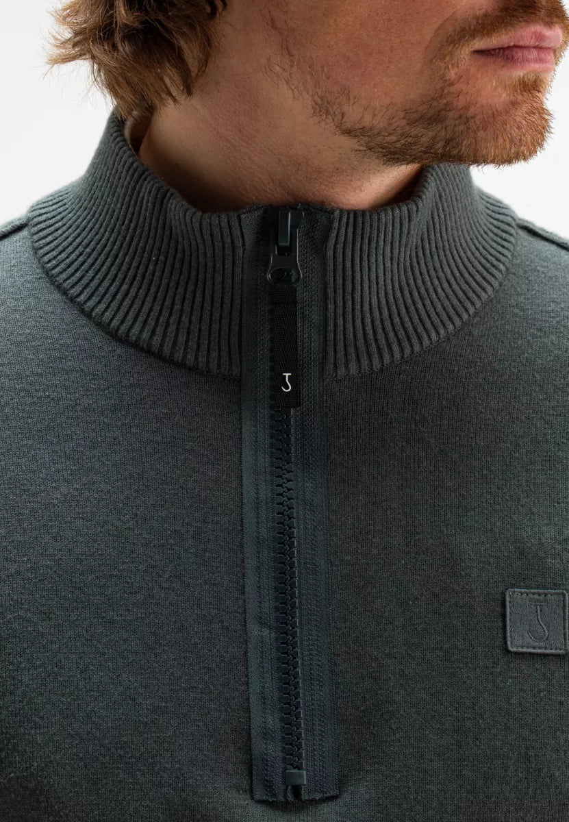 BUTCHER OF BLUE Clifden Halfzip - Antracite