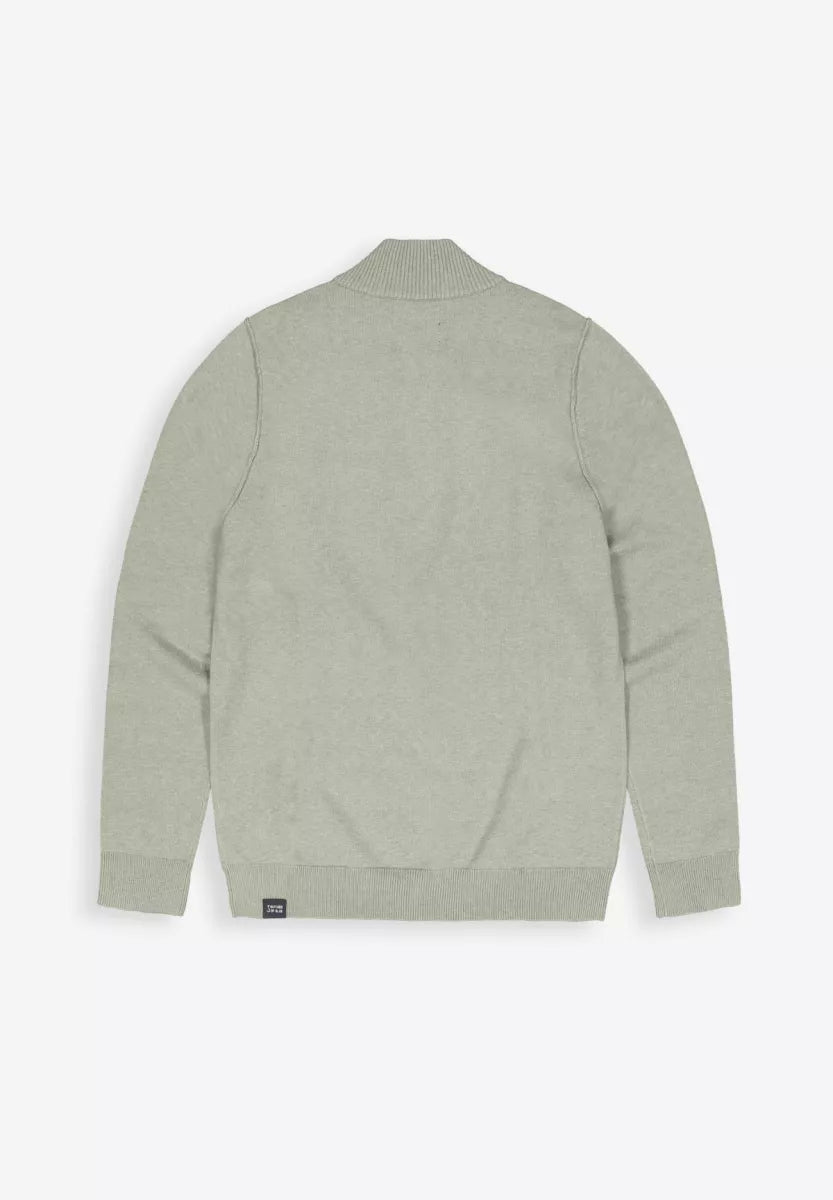 BUTCHER OF BLUE Clifden Halfzip - Granite Green