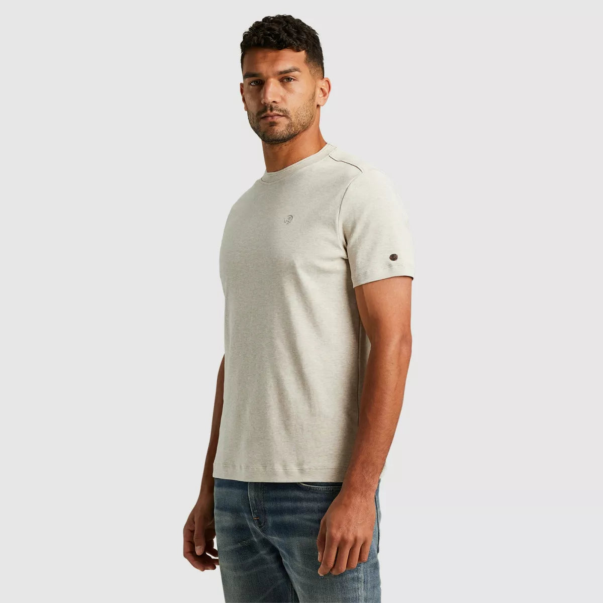 CAST IRON T-Shirt Interlock - Ecru