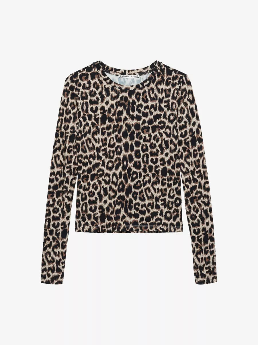 CATWALK JUNKIE Leopard long sleeve