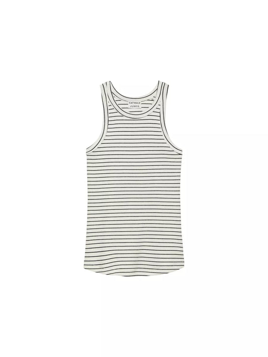 CATWALK JUNKIE rib stripe singlet