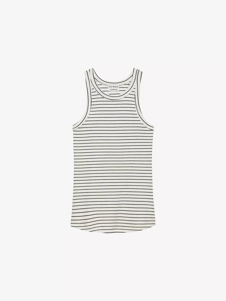 CATWALK JUNKIE rib stripe singlet