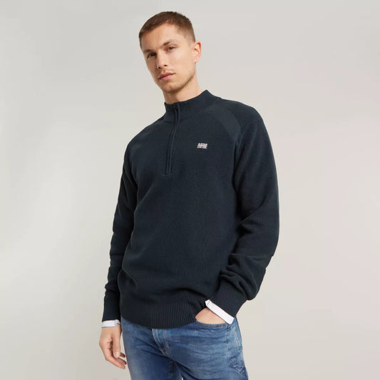 G-STAR Detailed Skipper Knit - Legion Blue