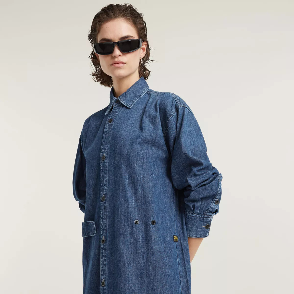 G-STAR Long Tab Shirt Dress