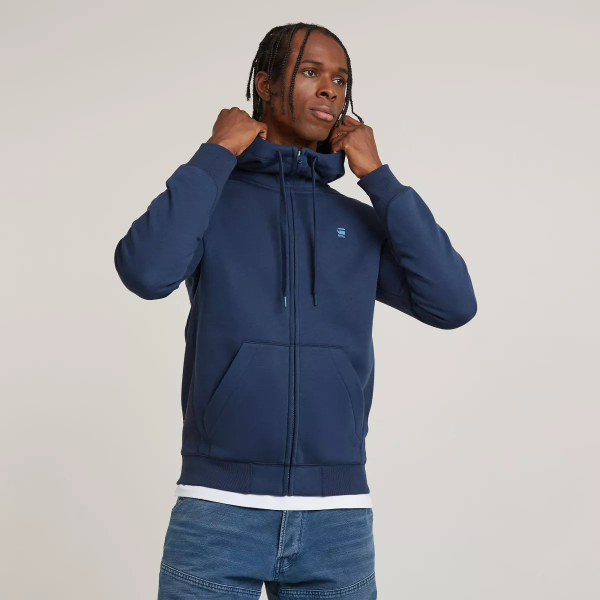 G-STAR Premium Core Hooded Zip Sweat