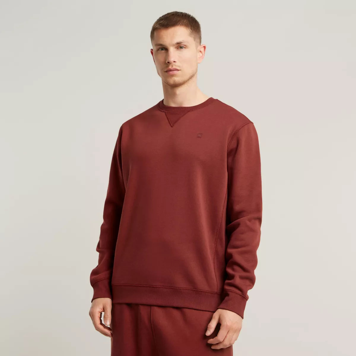 G-STAR Premium Core Sweat - Dry Red