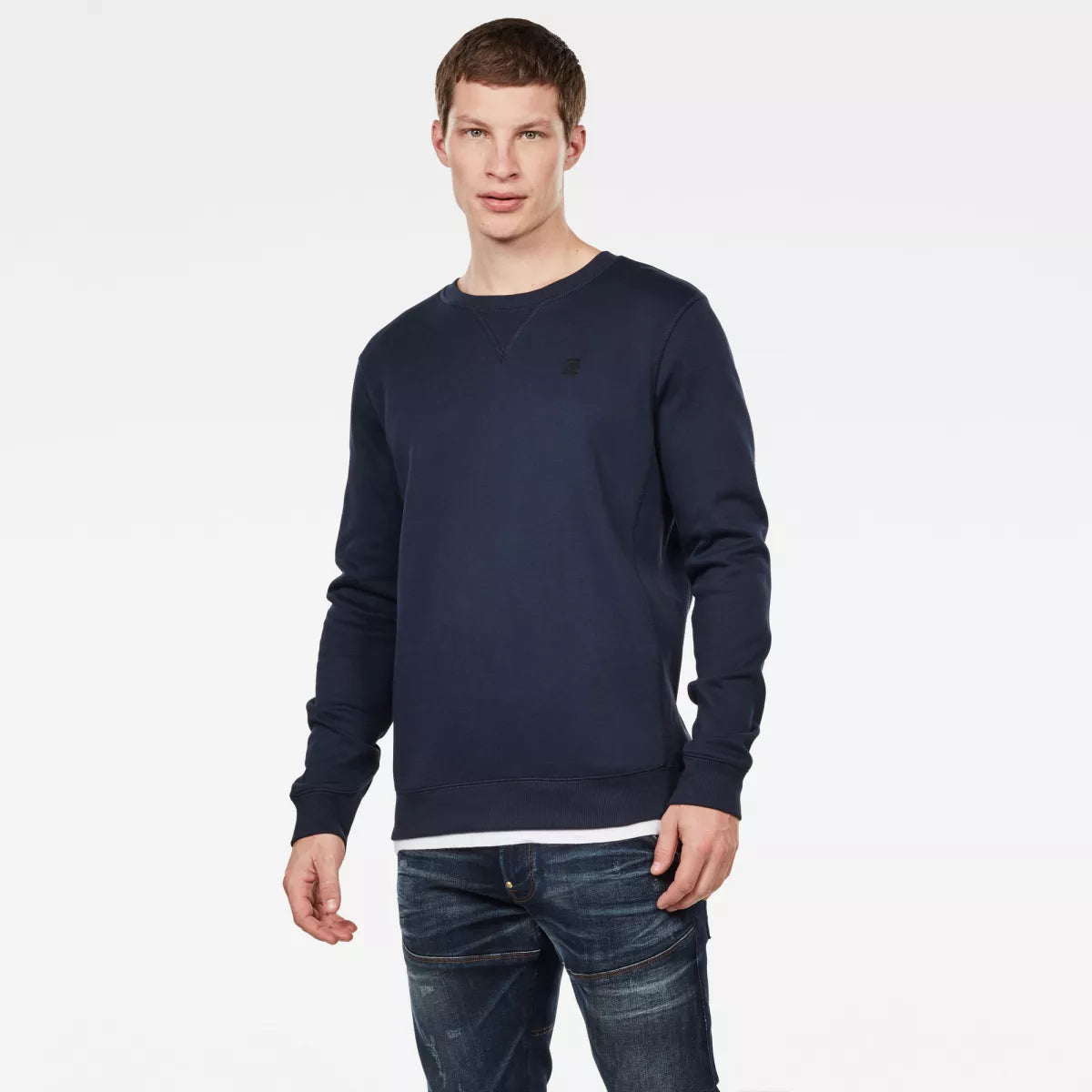 G-STAR Premium Core Sweat - Sartho Blue