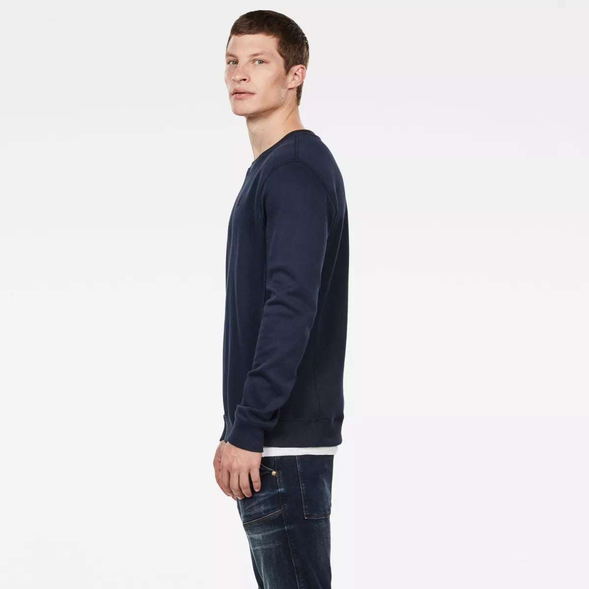 G-STAR Premium Core Sweat - Sartho Blue