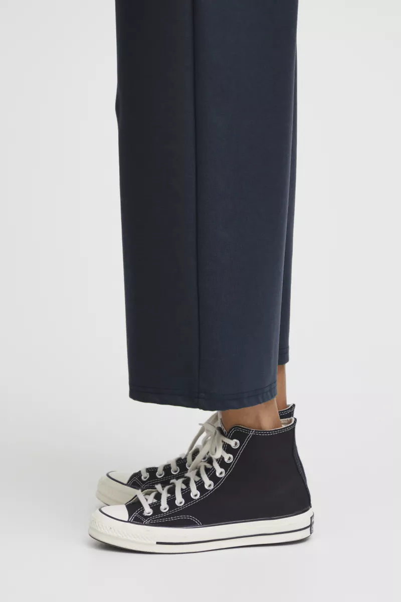 ICHI Kate Pant Cropped - Blauw