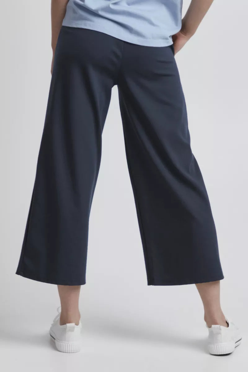 ICHI Kate Pant Cropped - Blauw