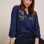 KING LOUIE Maisie Blouse - Donkerblauw