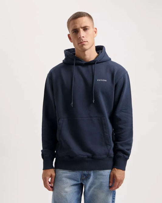 KUYICHI Bjorn Heavyweight Hoodie - Midnight Blue