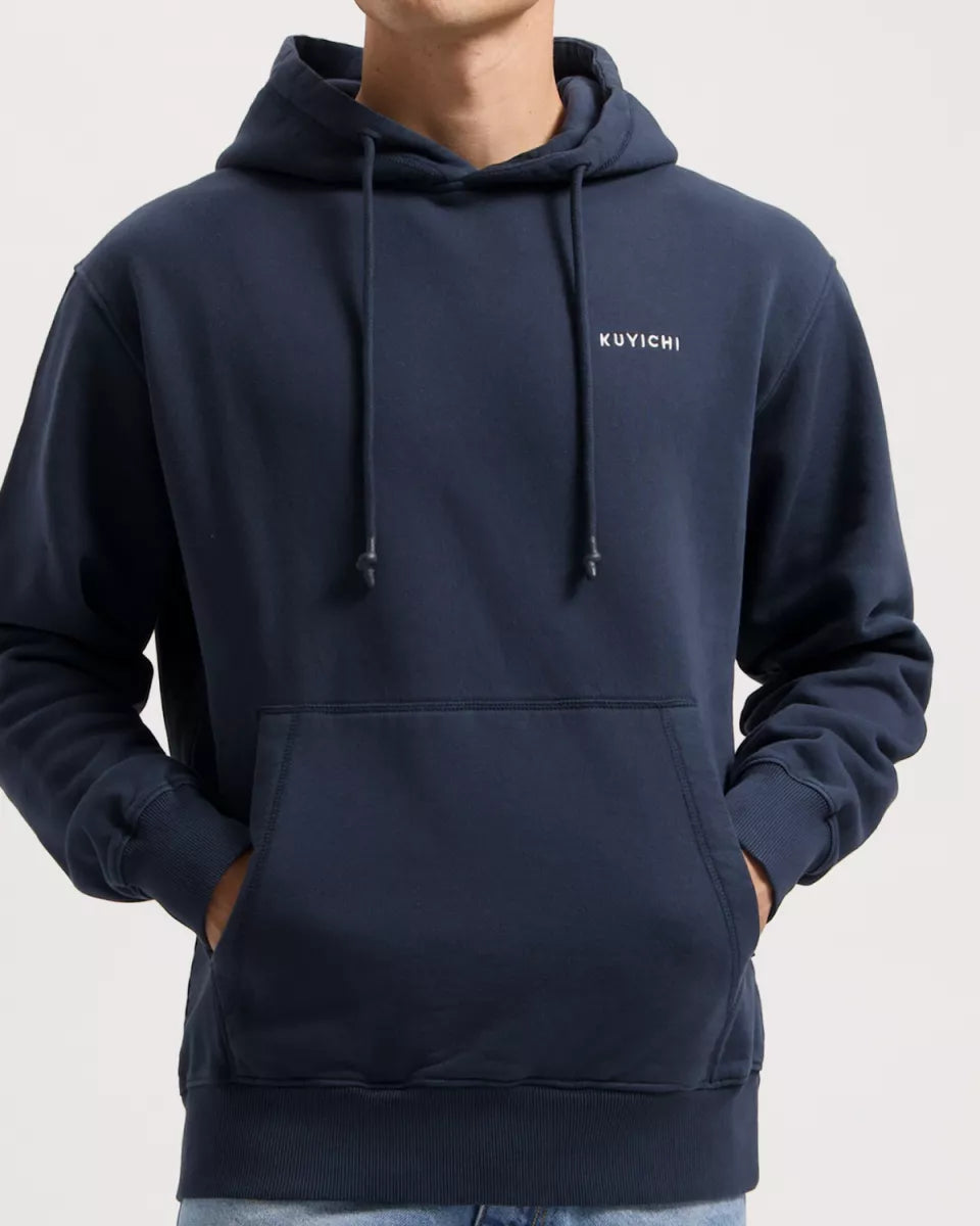 KUYICHI Bjorn Heavyweight Hoodie - Midnight Blue