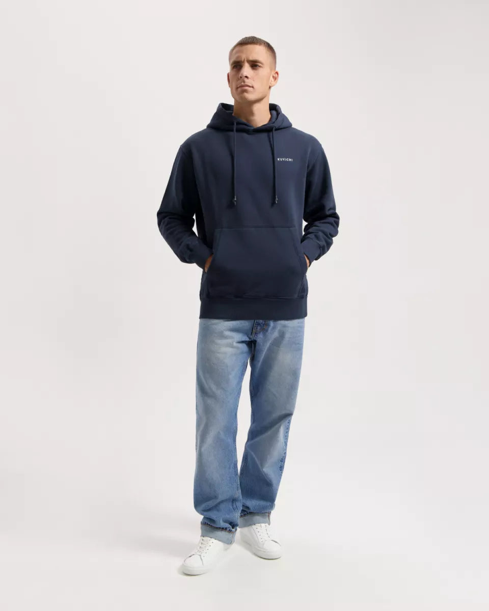 KUYICHI Bjorn Heavyweight Hoodie - Midnight Blue