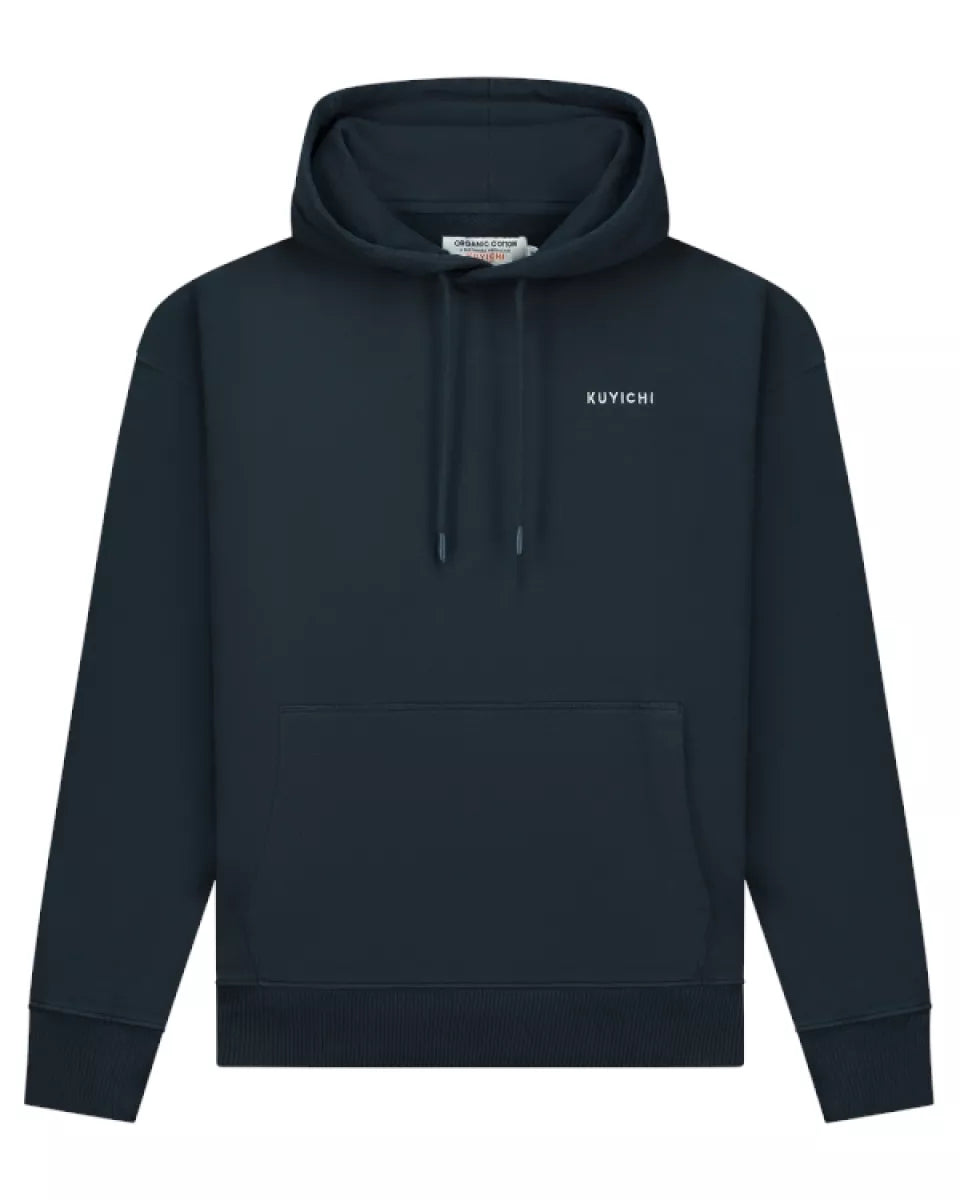 KUYICHI Bjorn Heavyweight Hoodie - Midnight Blue