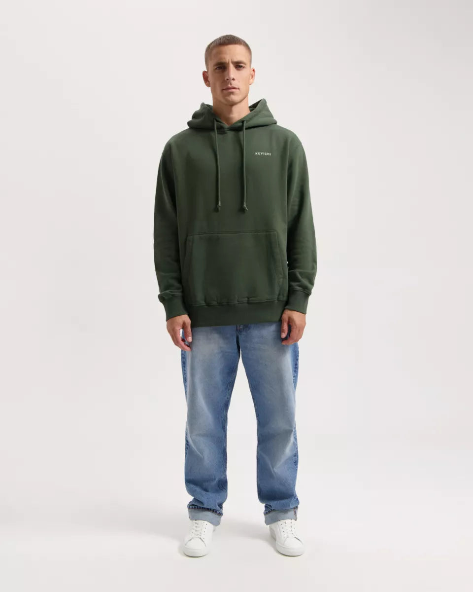 KUYICHI Bjorn Heavyweight Hoodie - Moss Green