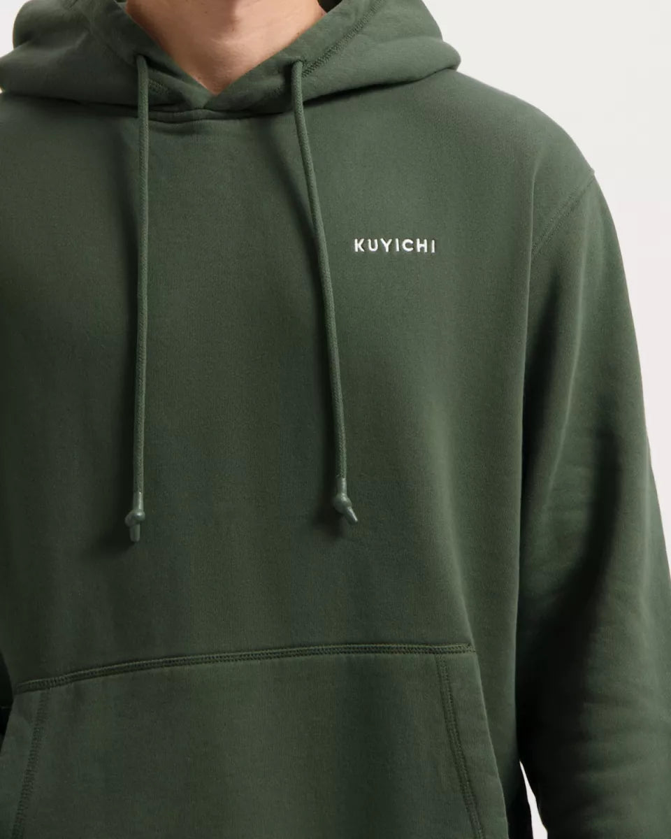 KUYICHI Bjorn Heavyweight Hoodie - Moss Green