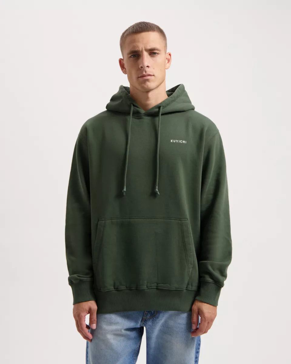 KUYICHI Bjorn Heavyweight Hoodie - Moss Green