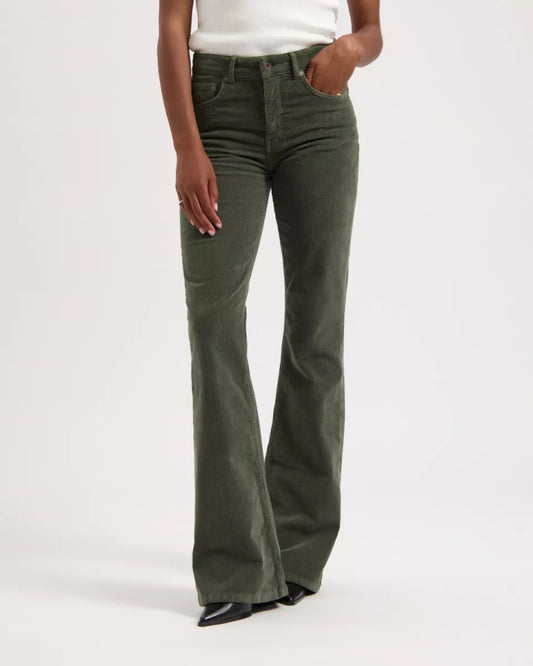 KUYICHI Lisette Corduroy - Moss Green