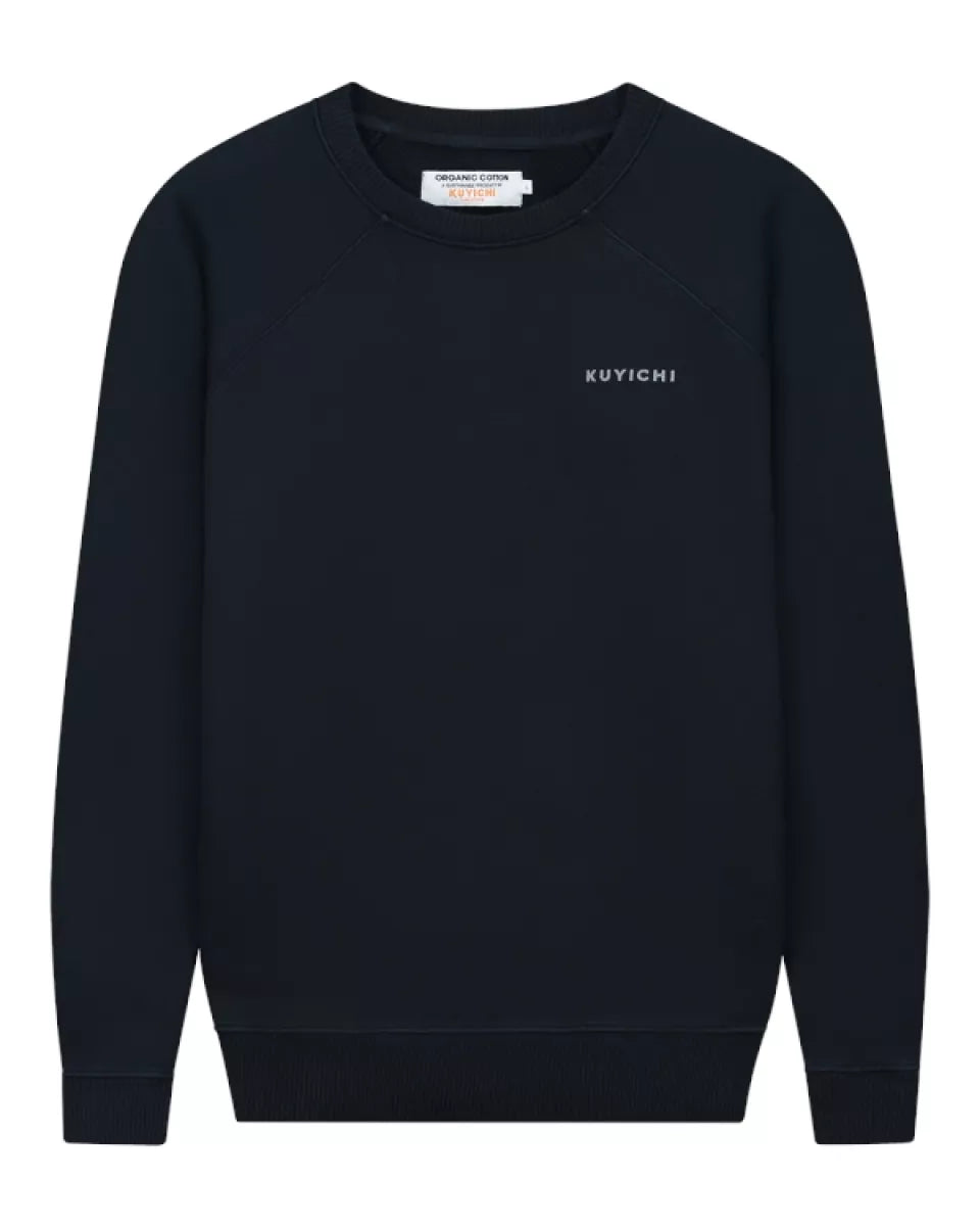 KUYICHI Randy Raglan Sweater - Dark Blue