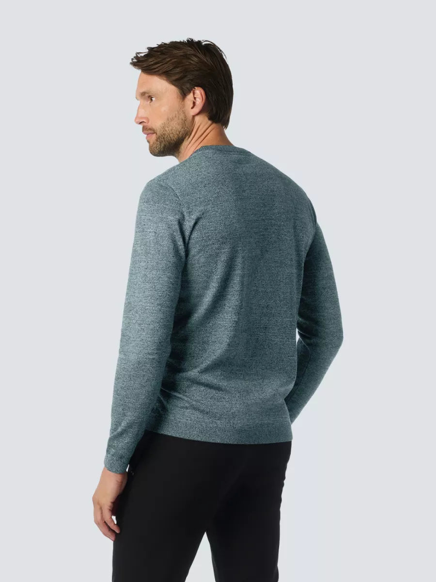 NO EXCESS Pullover Crewneck - Blauw