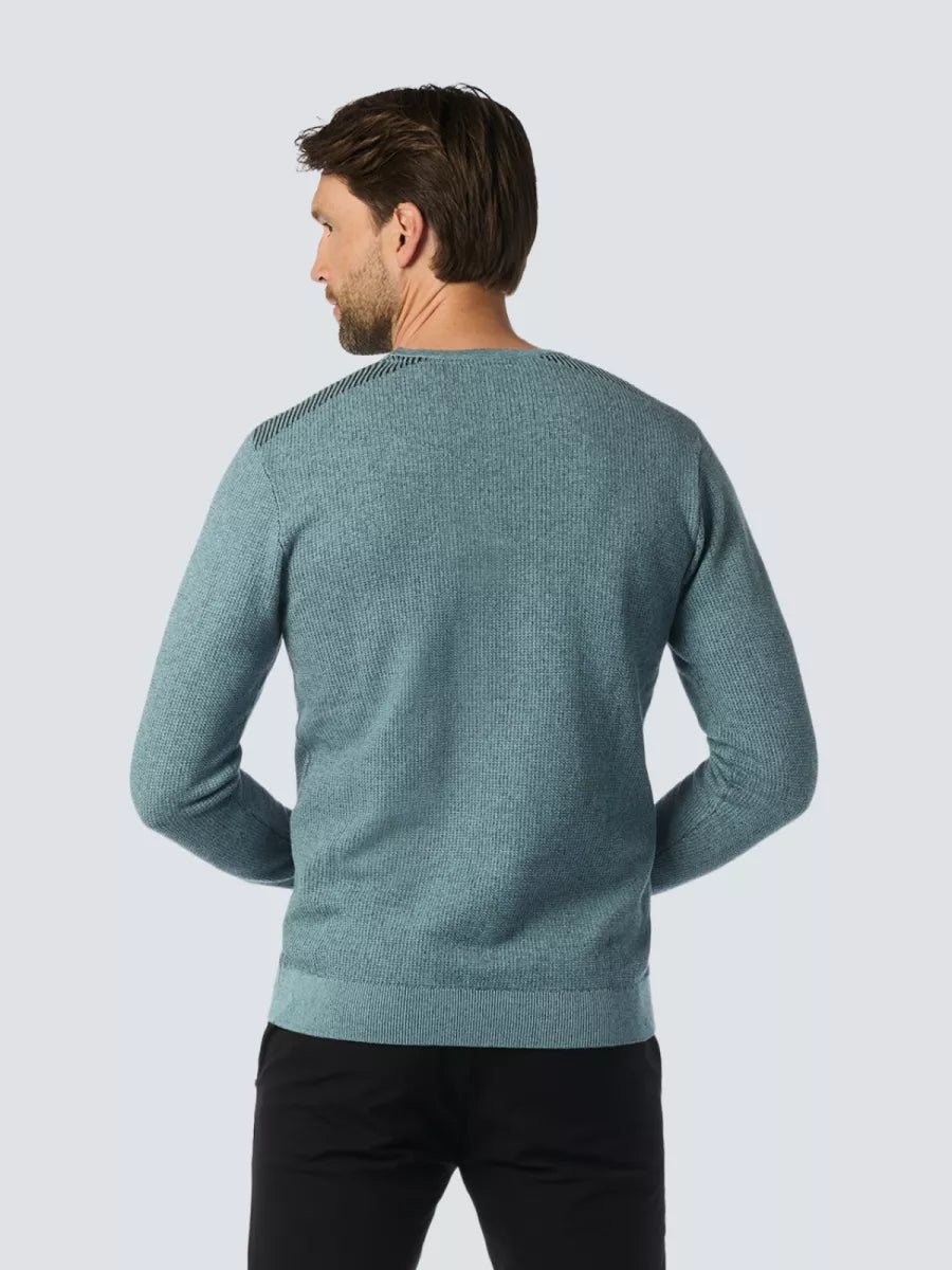 NO EXCESS Pullover Crewneck - Blauw