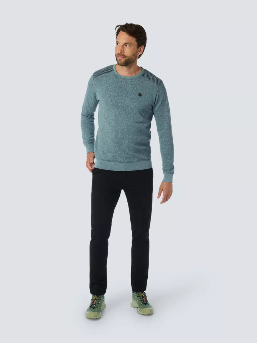 NO EXCESS Pullover Crewneck - Blauw