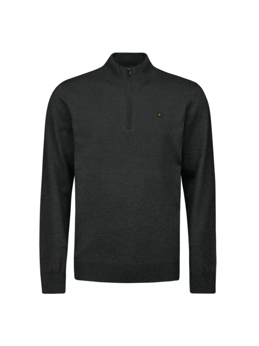 NO EXCESS Pullover Half Zip - Antracite