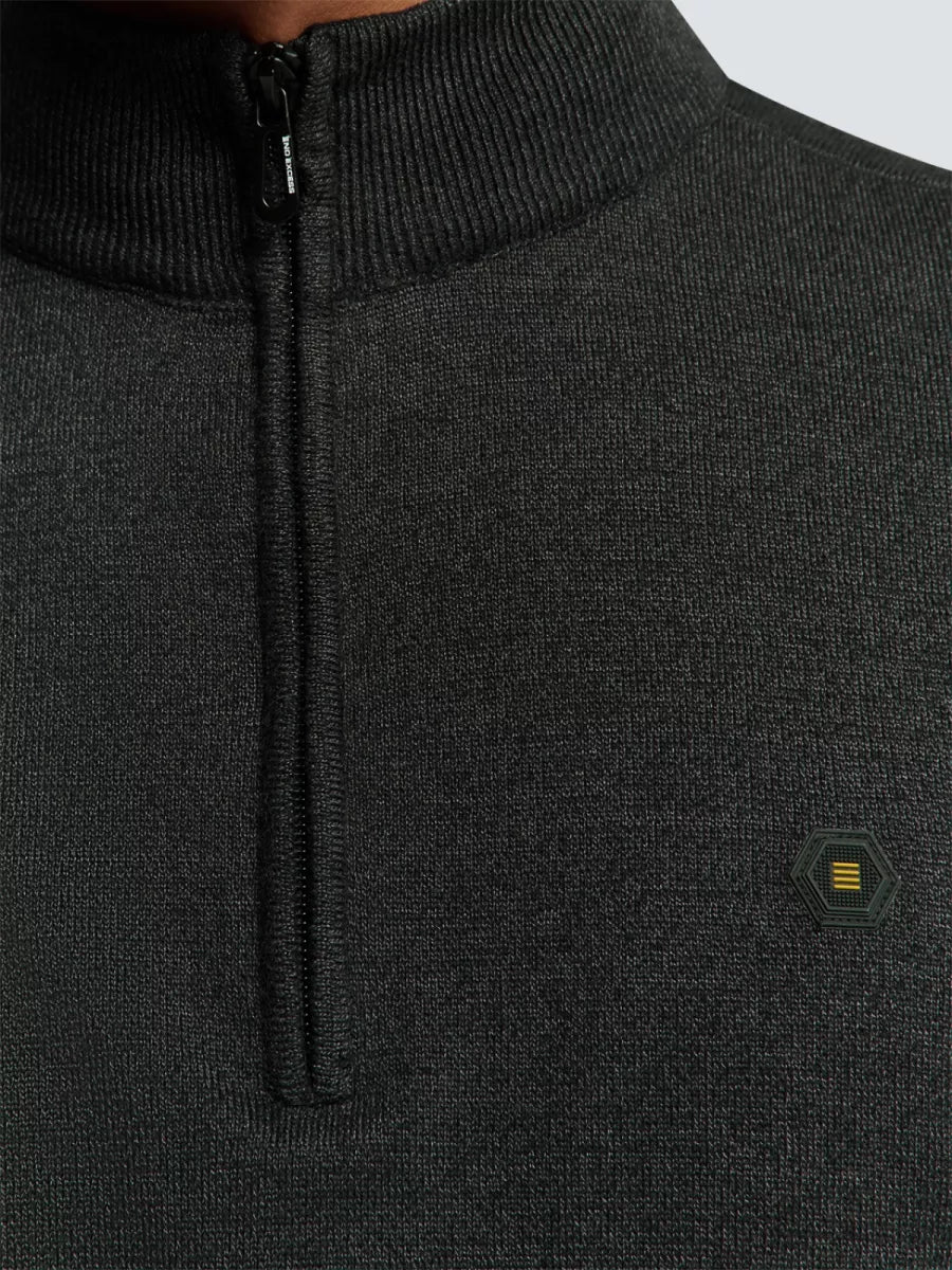 NO EXCESS Pullover Half Zip - Antracite