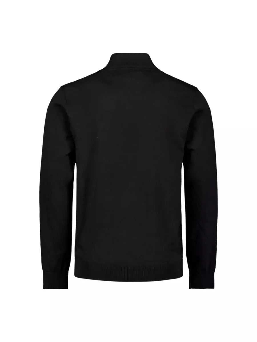 NO EXCESS Pullover Half Zip 2 Coloured Melange