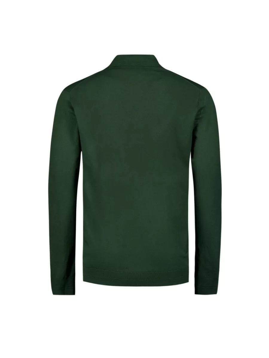 NO EXCESS Pullover Polo - Army Groen