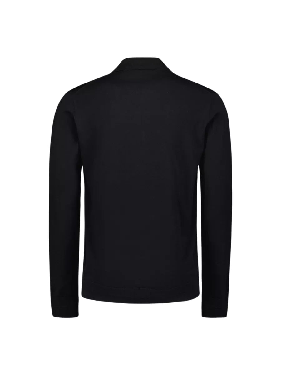 NO EXCESS Pullover Polo - Zwart